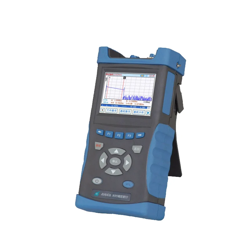 Handheld  AV6416 Optical Time Domain Reflectometer  1310/1550nm 28/26dB with VFL OTDR