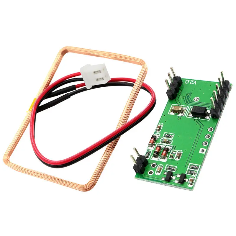 Glyduino New UART 125Khz EM4100 RFID Card Key ID Reader Module MCN RDM6300 (RDM630) for Arduino