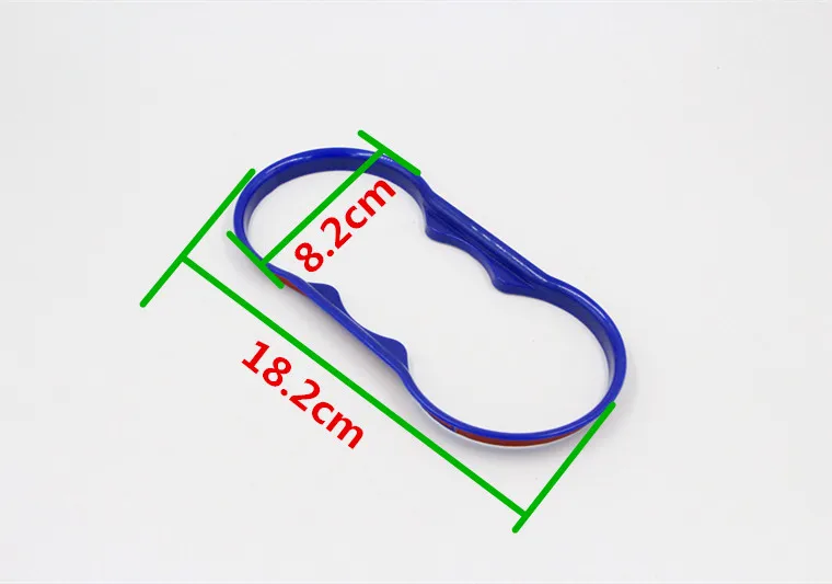 Carmilla Car water cup decoration trim ABS Chrome auto accessories Case For Ford Focus 2 2005-2011 Fiesta 2 3 2009-2011 2012