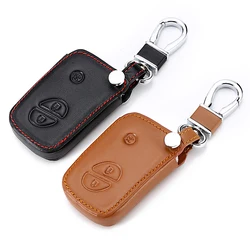 Leather Key Cover For Lexus CT200H GX400 GX460 IS250 IS300C RX270 ES240 ES350 LS460 GS300 450h 460h Shell Case Car Accessories