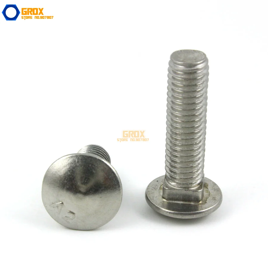 M6 Carriage Bolt 304 Stainless Steel