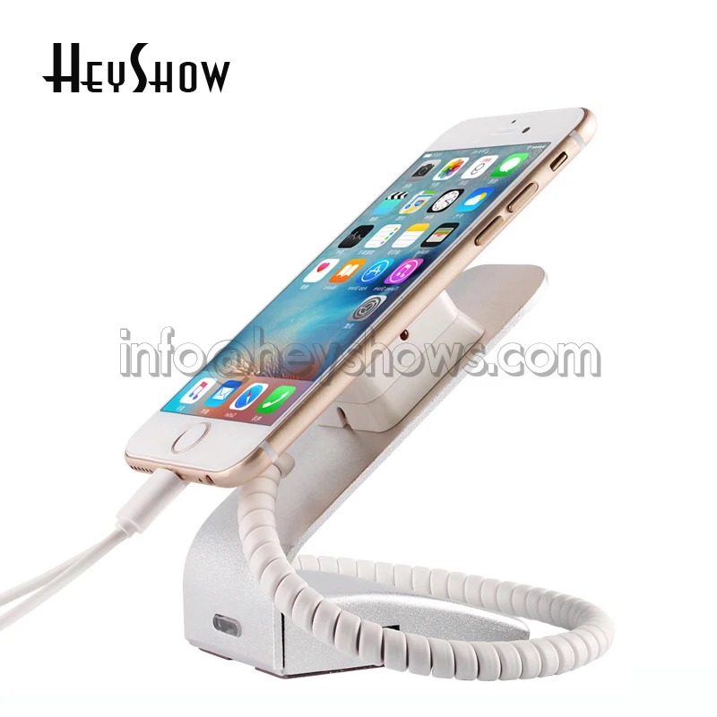 Phone Security Stand for iPhone, Burglar Alarm System, Mobile Phone, Anti Theft Display Holder, Charging Alarm Function, 10x