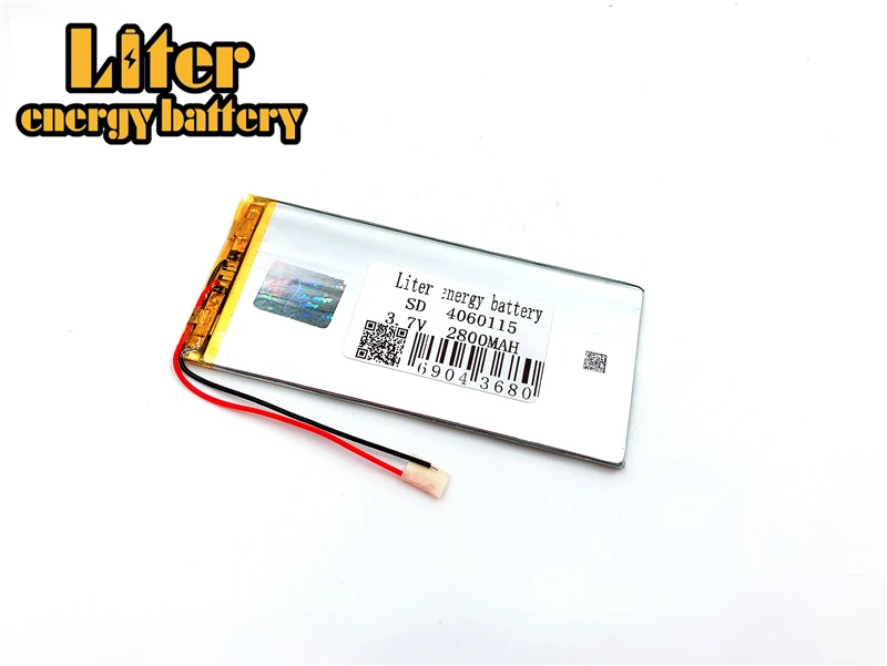 3.7V polymer lithium battery 4060115 3860115 2800mAh  w17 pro7 inch Tablet PC battery all brand tablet