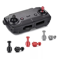 Remote Controller Transmitter Joystick Stick Handle Thumb Rocker Metal Detachable for DJI Mavic Air - Black