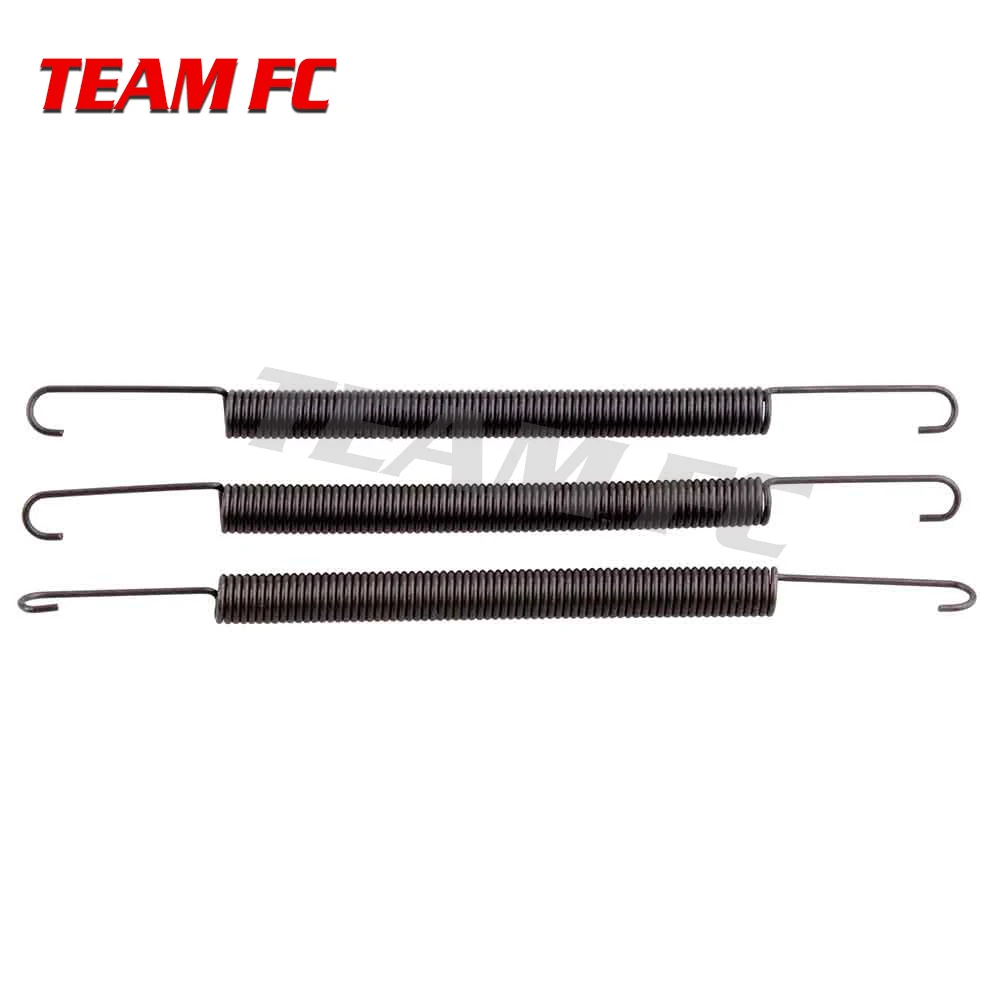 3pcs Exhaust Tuned Pipe Spring Exhaust Muffler Joiner Spring 100mm RC Car HSP Himoto HPI Losi Axial RedCat S65