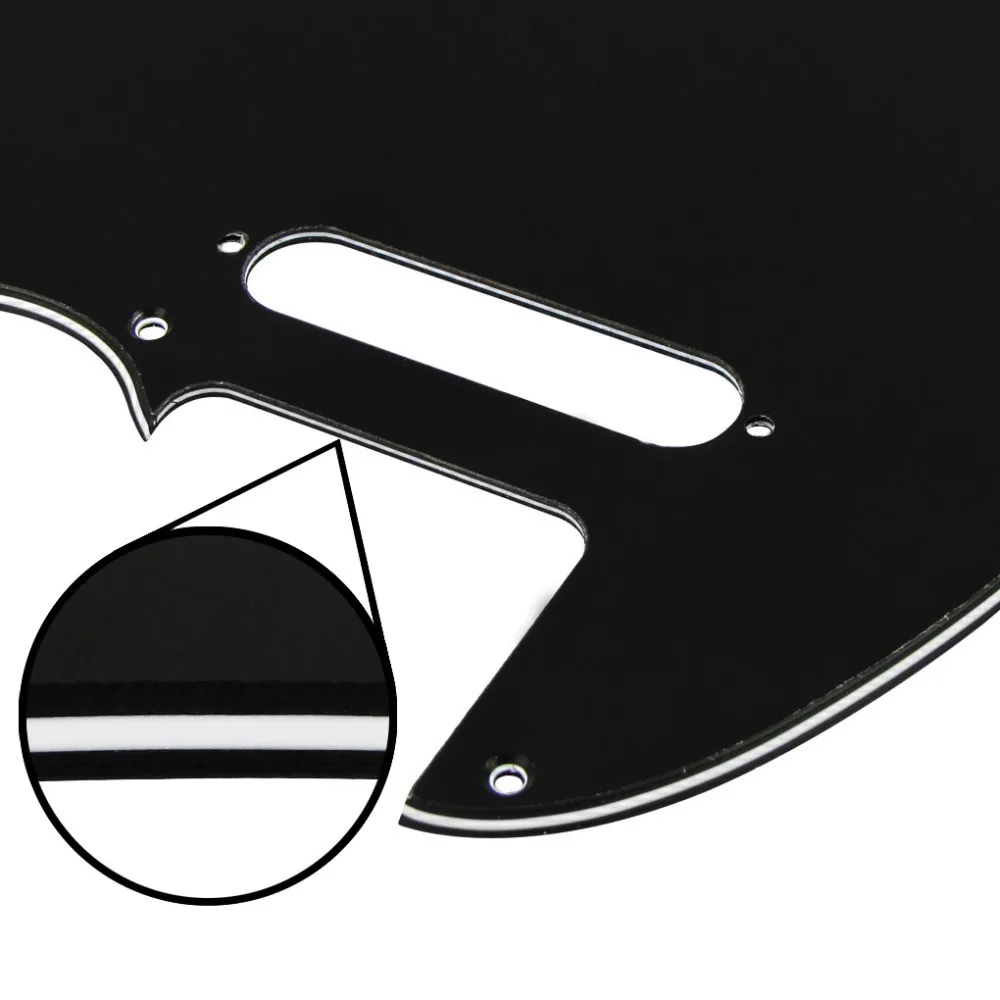 FLEOR 1 Stück 8 Löcher TL E-Gitarre Schlagbrett Schlagbrett mit Schlagbrettschrauben – Detail 3