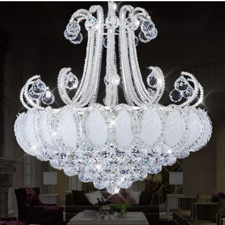 

Chrome Crystal Chandelier Light Modern Silver Crystal Chandelier Light Lighting Width 60cm Guaranteed 100% +Free shipping!