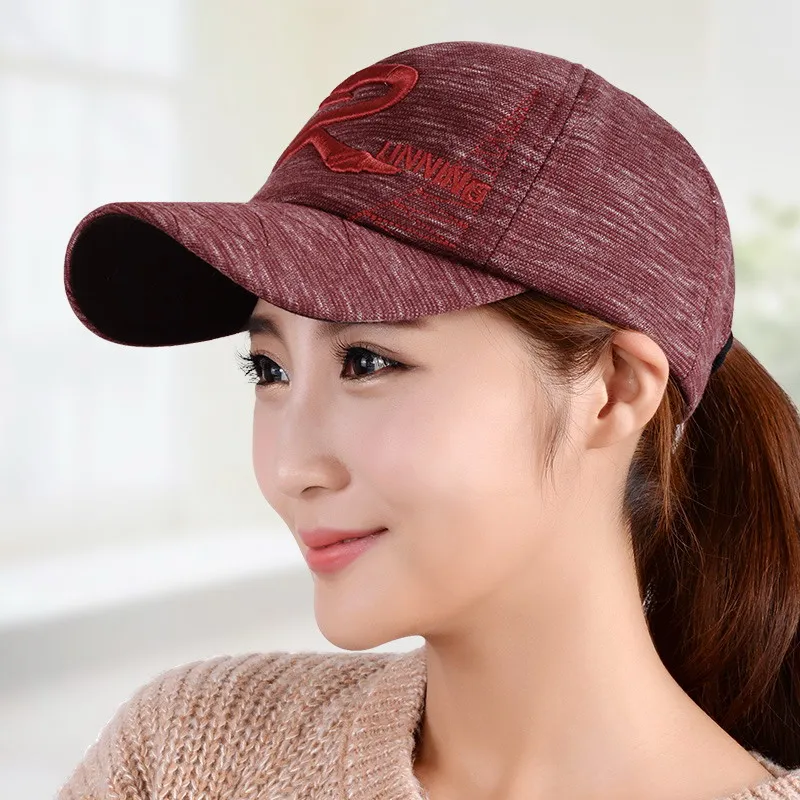 Hat female baseball cap lovers cap autumn casual all-match sun hat autumn and winter   cap thick woolen winter hats