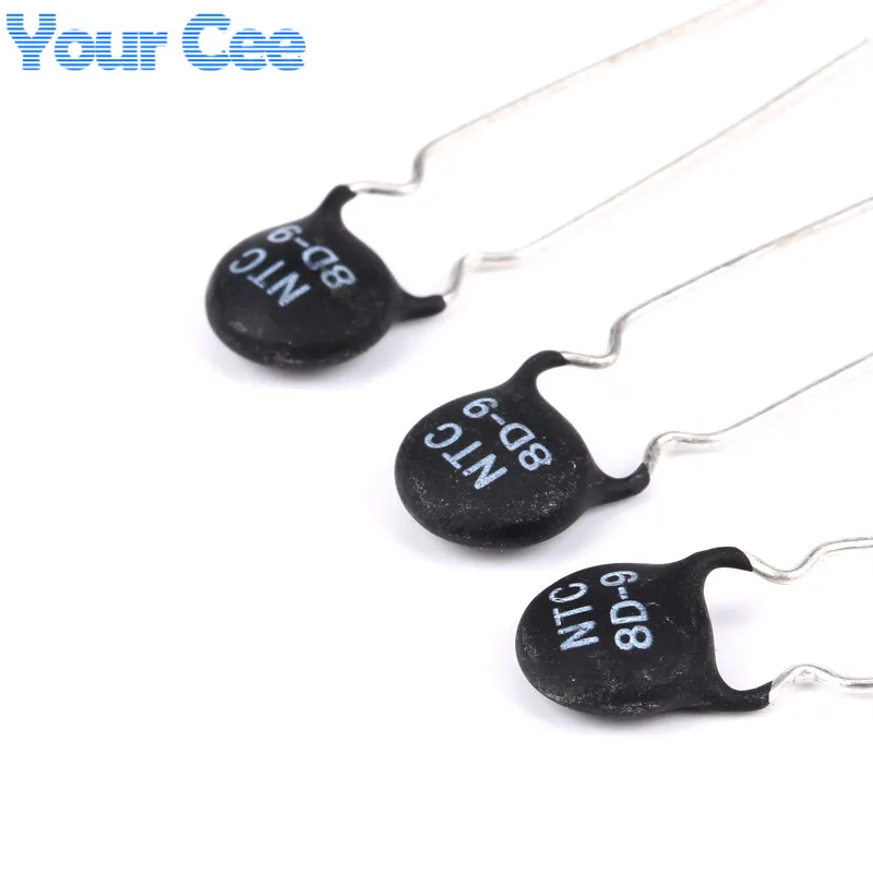20pcs NTC Thermistor Resistor NTC 8D-9 8D9 8D-7 8D-11 8D7 8D11 Thermal Resistance