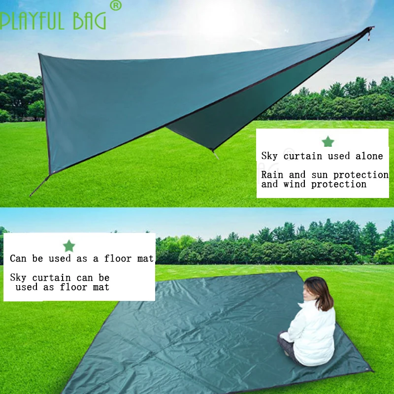 Multifunctional Skylight Waterproof and Sunscreen Windbreak Outdoor Tent Camping Necessary Sunshade Outdoor Products ZI08