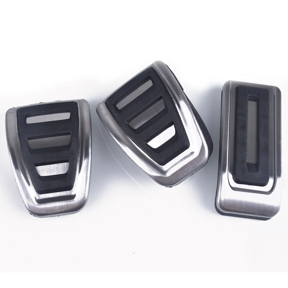 stainless steel Fuel Brake Footrest Pedal AT/MT for vw Transporter Multivan T5 T6 Caravelle T6