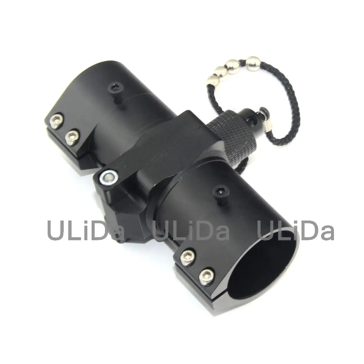 Horizontal Folding Arm 30mm Lateral Tube Connector CNC Aluminium for Plant Protection UAV Quadcopter