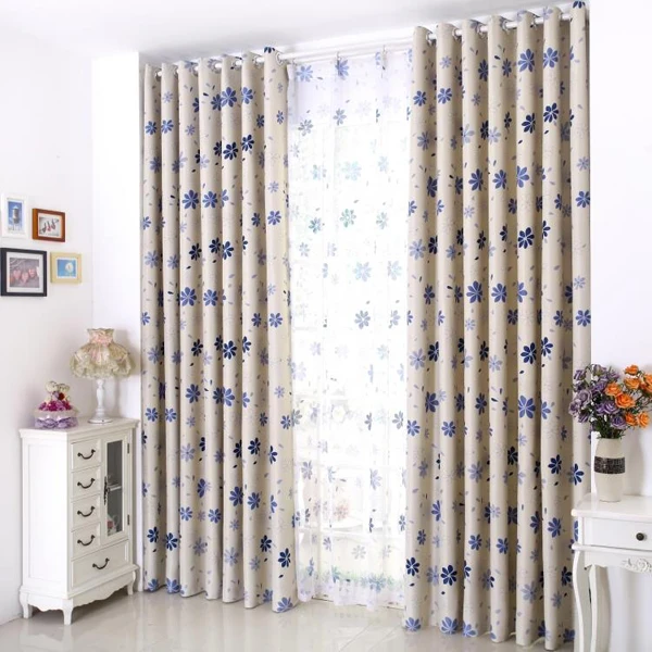 vorhang blackout 3d curtains sevenleaf tenda vorhang blackout window curtains vorhang Curtains for living room bedding room