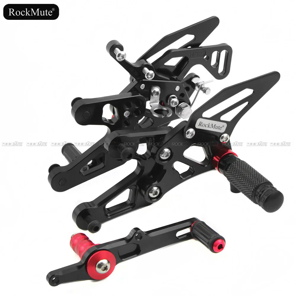 Motorcycle Rearsets For BMW S1000RR 2015-2018, S1000R 2017-2018 Adjustable Footrest Shift Lever Brake Pedal Foot Pegs Rear Set