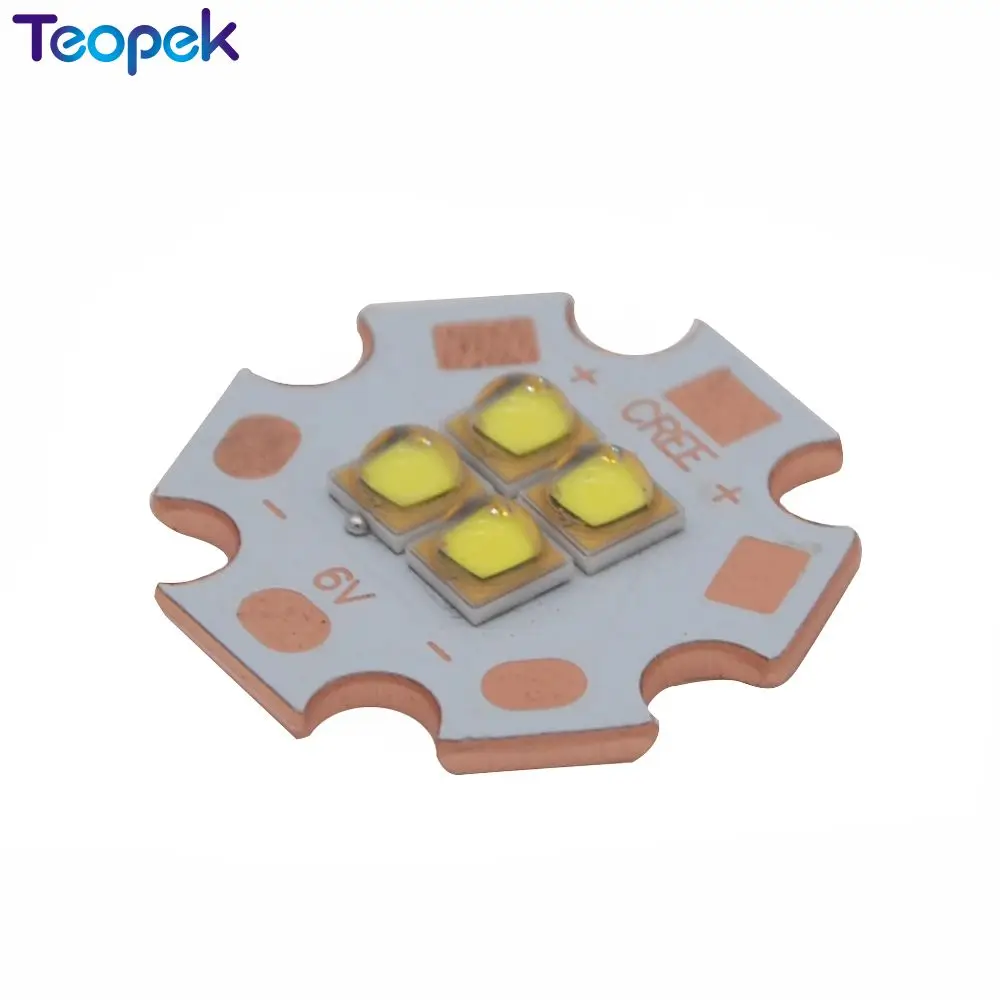 5PCS LG3535 4 Chips 18W LED Emitter 3V/6V/12V zamiast MKR XHP50 Cool White Warm White B LED z 20MM Cooper PCB