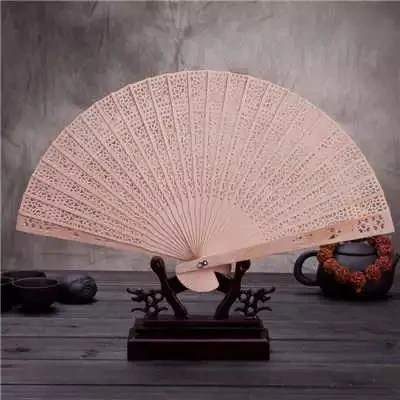 Chinese Style Series Fragrant Wood Female Fan 2021