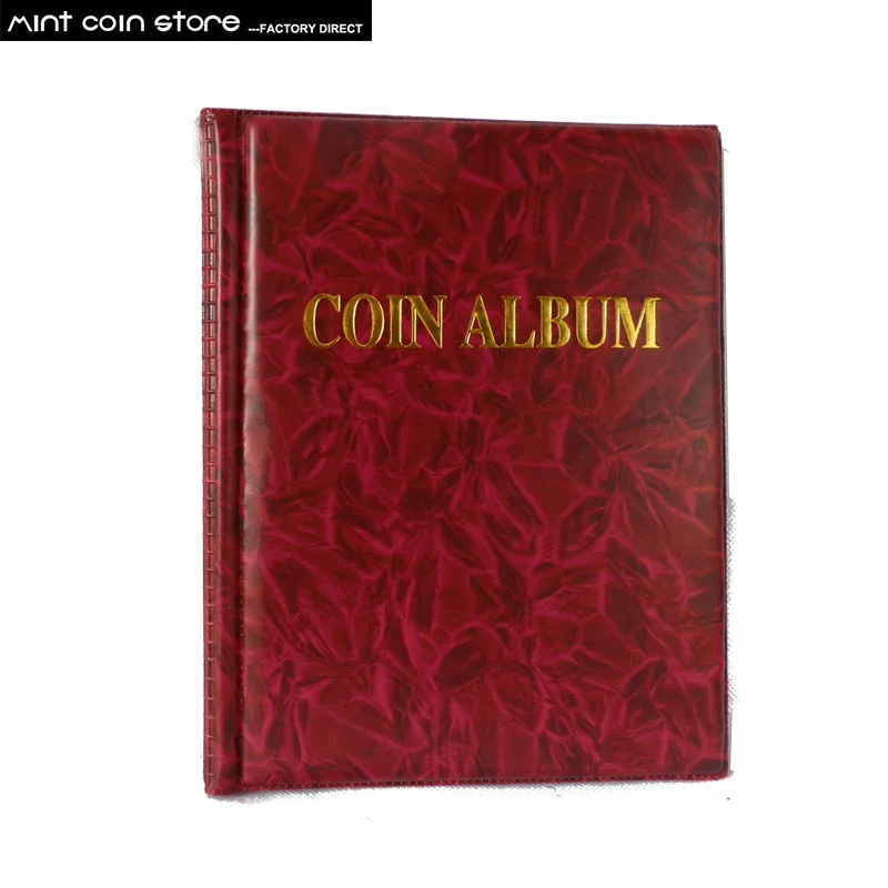 Coin Album 250 openings 10 pages World coin stock collection protection album OEM  and banknote album