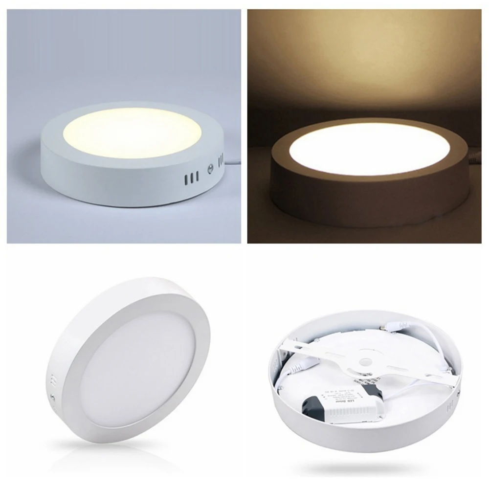 Ultra-thin Led Panel Ceiling Light AC85-265V Waterproof Surface LED Spotlight Lamp Corridor Home Aisle Hotel Bathroom Lighting image 4