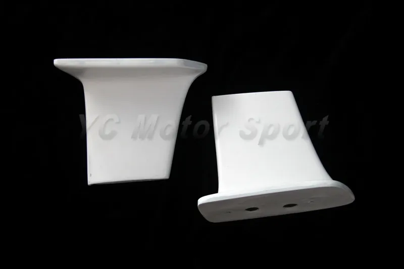 Car Accessories FRP Fiber Glass Jun Style Spoiler Higher Leg 2pcs Fit For 1999-2002 R34 GTT GTR Rear Spoiler Higher Legs