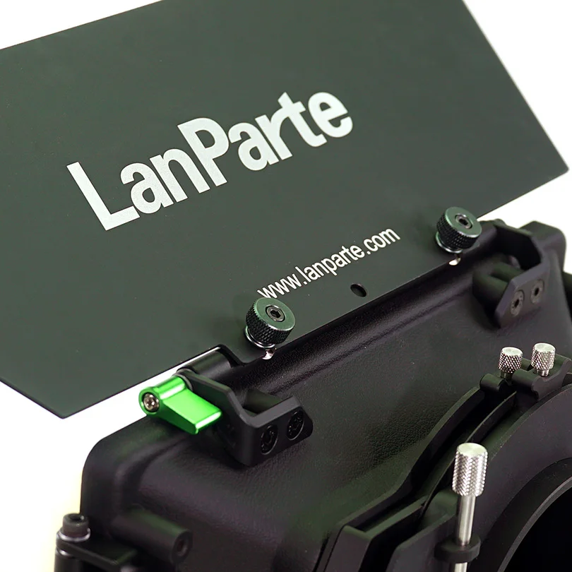 LanParte Two-stage Clip-on Matte Box with Universal Rubber Donut for DSLR Camera Canon Nikon Sony