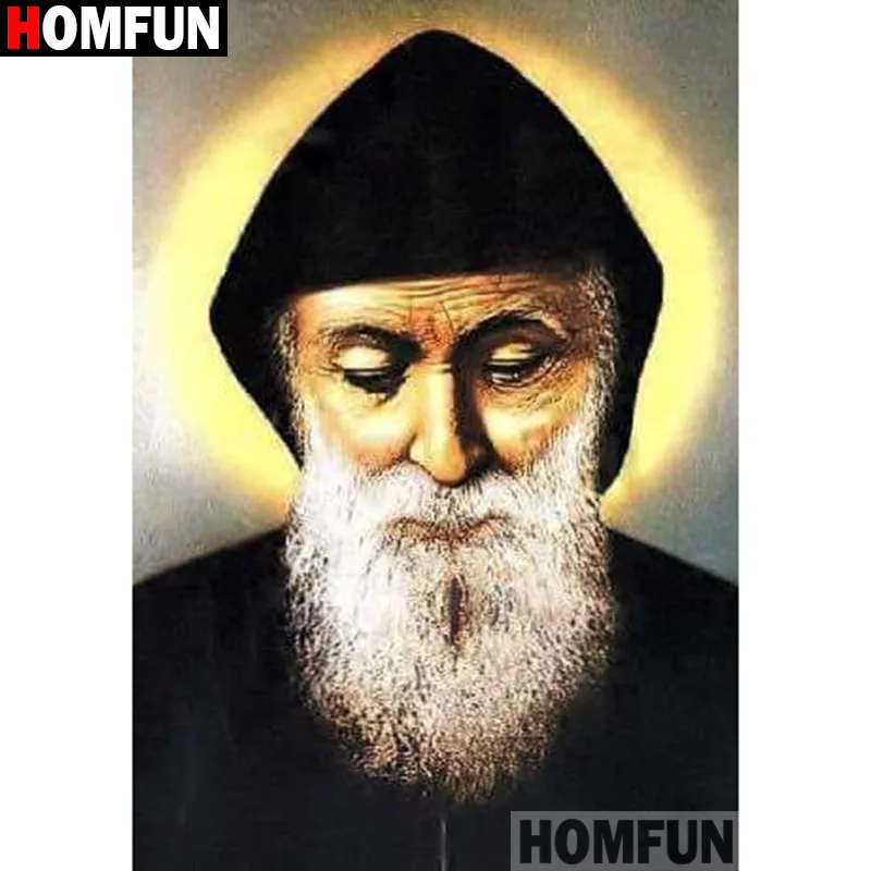 

HOMFUN Full Square/Round Drill 5D DIY Diamond Painting "Character old man" Embroidery Cross Stitch 5D Home Decor Gift A18096
