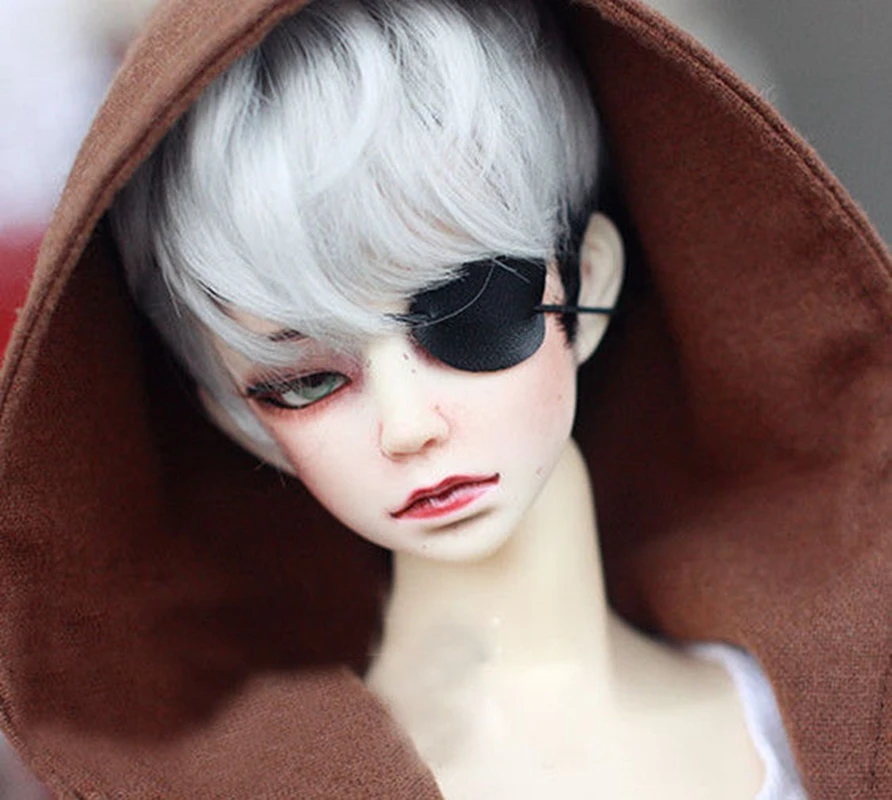 BJD Black Eyepatch Eye Mask For 1/6 11in 1/4 17in and 1/3 24in 70CM Tall  SD17 SD MSD DK DZ AOD DD VOLK S Doll