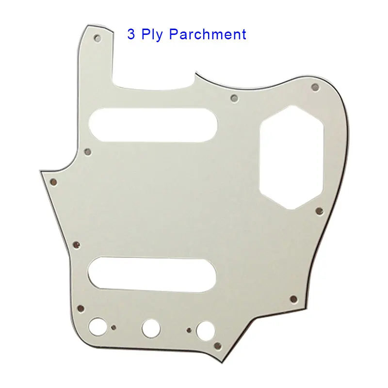 Pleroo Custom Guitar Scratch Plate-Para 10 Scwer Buracos EUA Jaguar Guitarra Pickguard Scratch Plate Peças de Guitarra Multi Color Choice