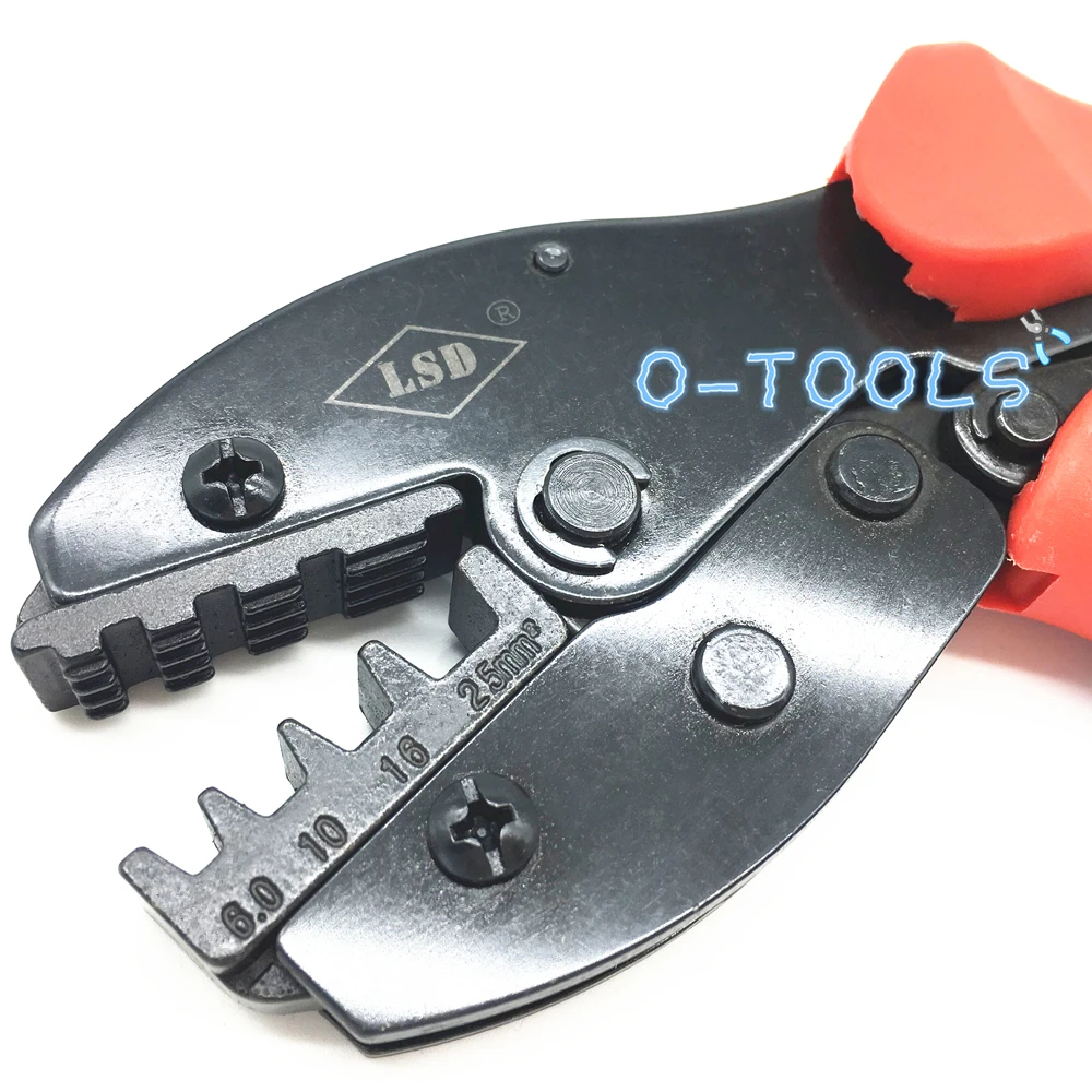 LY-0625WF crimper ratchet crimping tool for cable bootlace ferrules,wire end sleeves crimping pliers 6-25mm²