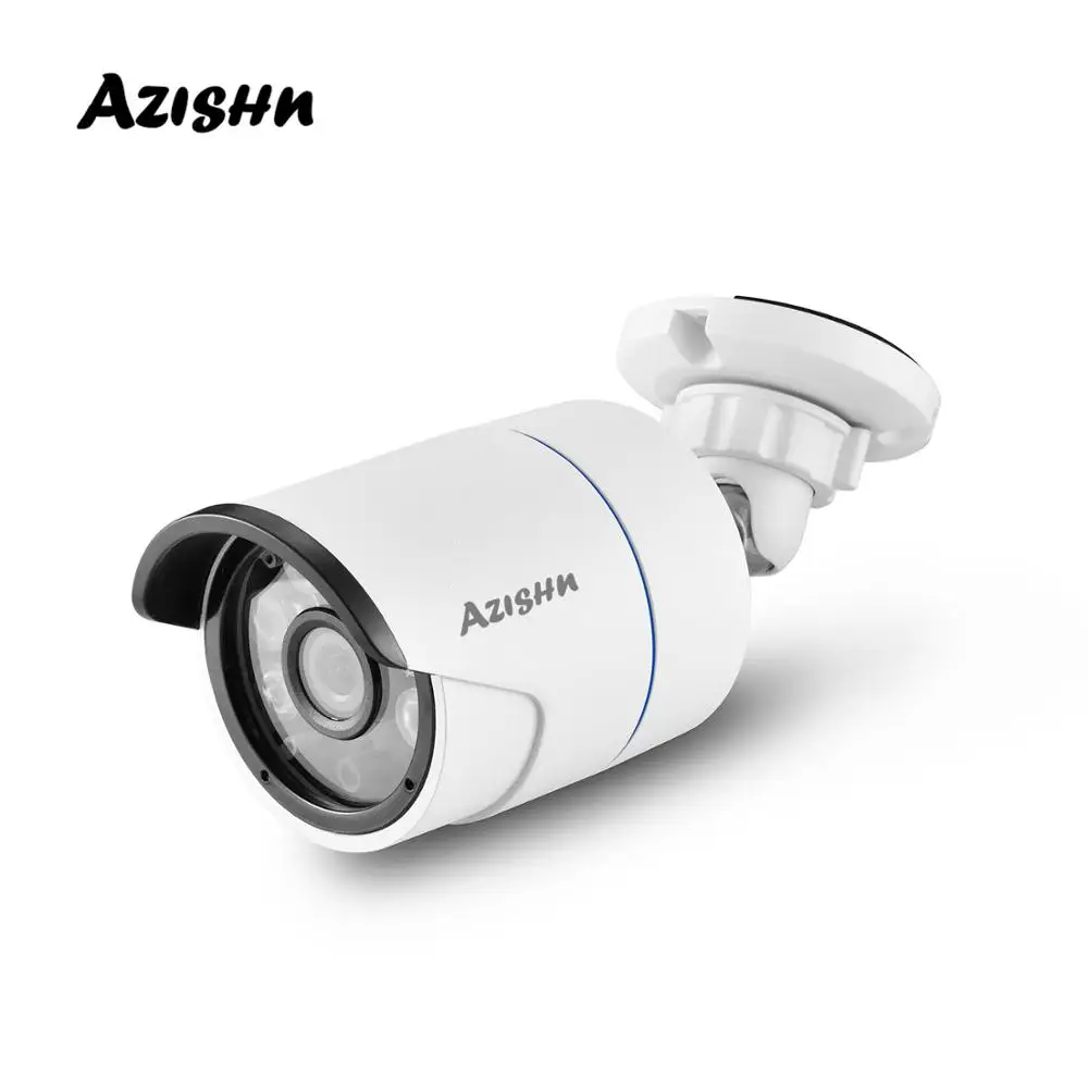 

AZISHN H.265 5MP Metal IP Camera 2880X1616 FULL HD Motion Detection 25M night vision IP66 Outdoor XMEye P2P CCTV Camera