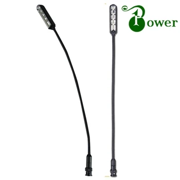 0.5W LED 12V GOOSENECK CONSOLE DESK LAMP BNC