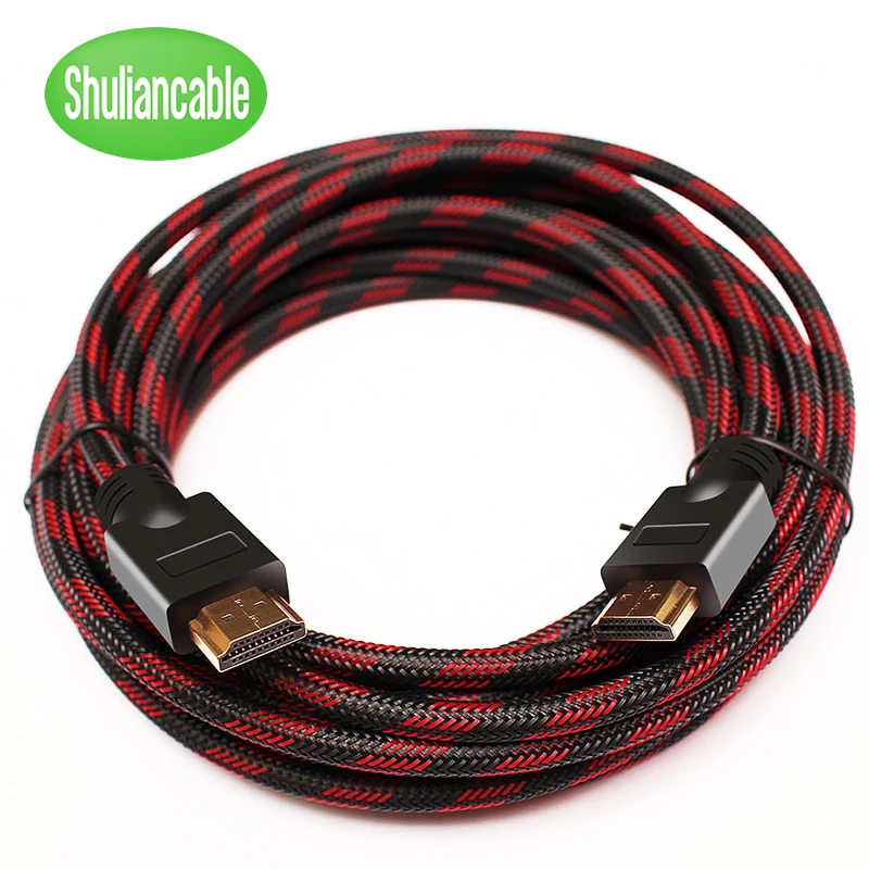 Shuliancable HDMI 케이블 2.0 4k 60hz 케이블 1m 2m 3m 5m 10m 15m 20m 분배기 스위처 HD TV 노트북 PS4 컴퓨터 xbox