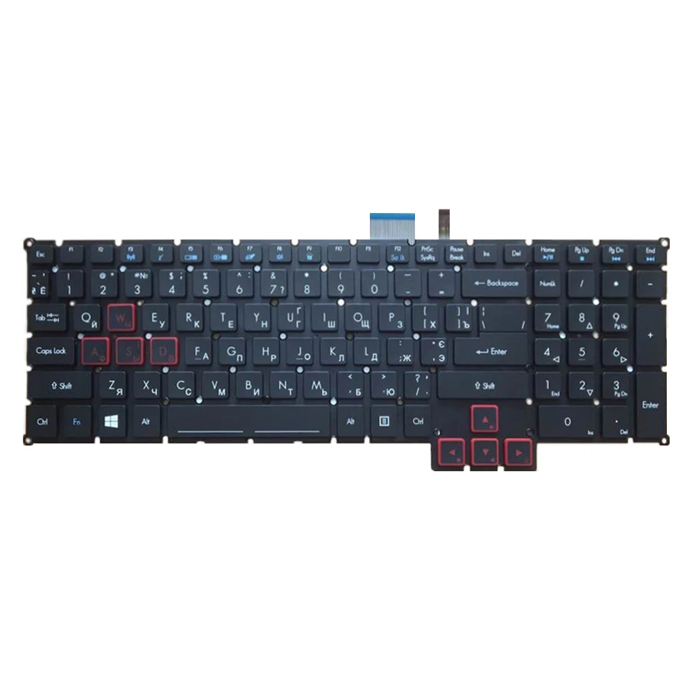 New Laptop keyboard For ACER PREDATOR 17 15 G9-591 G9-592 series Black RU keyboard With Backlit