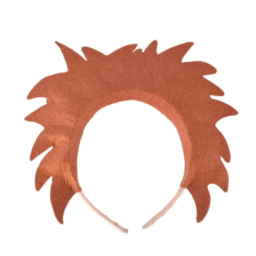 Lion Costume Headband for Kids Baby Birthday Party Hair Accessories Boys Lion Halloween Costume Headbands Hard Plastic Headwear