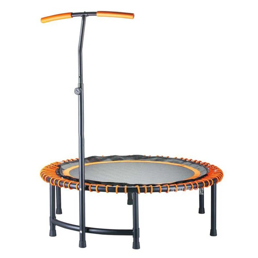 45/48 inch High quality Practical Trampoline For Women Adult Trampoline Safety Pad Jump Sports Safe With T Shape Handrail