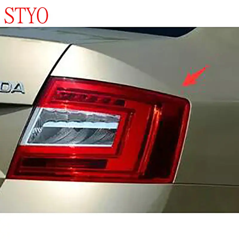 STYO For 2015~2017  Octavia LED taillight,Red color,2pcs/set(1pcs Left+1pcs Right) Super good quality