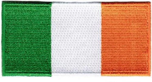

IRELAND FLAG embroidered iron-on PATCH IRISH EMBLEM REPUBLIC EIRE applique NEW