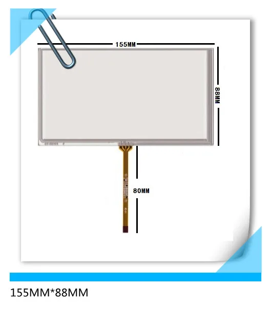 

HSD062IDW1 TM062RDH03 PM065WX3 155 мм * 88 мм GPS-навигатор для автомобиля 6,2 дюймов 155*88 резистивный сенсорный экран