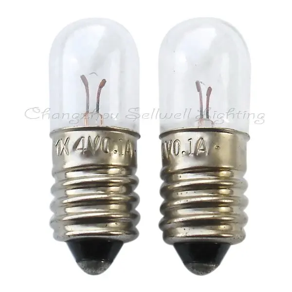 

2024 New Arrival Professional Ccc Ce Lamp Edison Edison Hot Sale!e10 T10x28 4v 0.1a Miniature Lamp Bulb Light A112