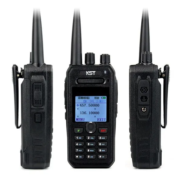 KST UV-F1000 Fashionable Portable DUAL BAND Ham Radio with 8W HIGH POWER Long Distance Walkie Talkie 4500Mah Li-ion Battery