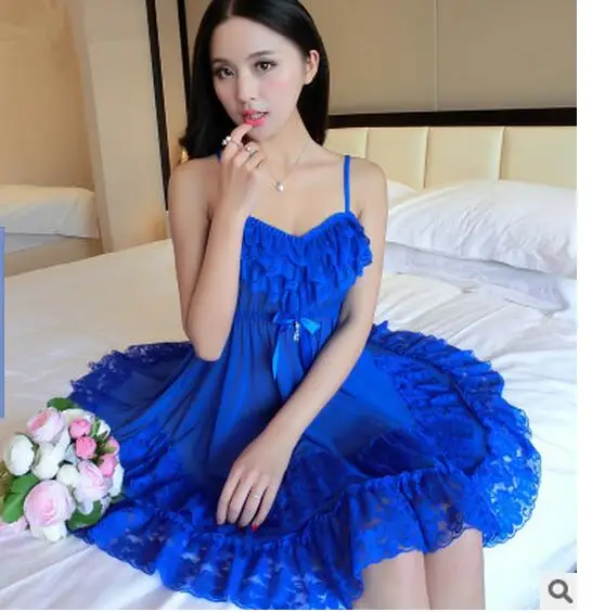 Fdfklak 2023 Sexy Temptation Nightgowns Women Sleeveless Night Sleepwear Dress Summer Nightgown Ladies Nightshirts 4 Styles E898