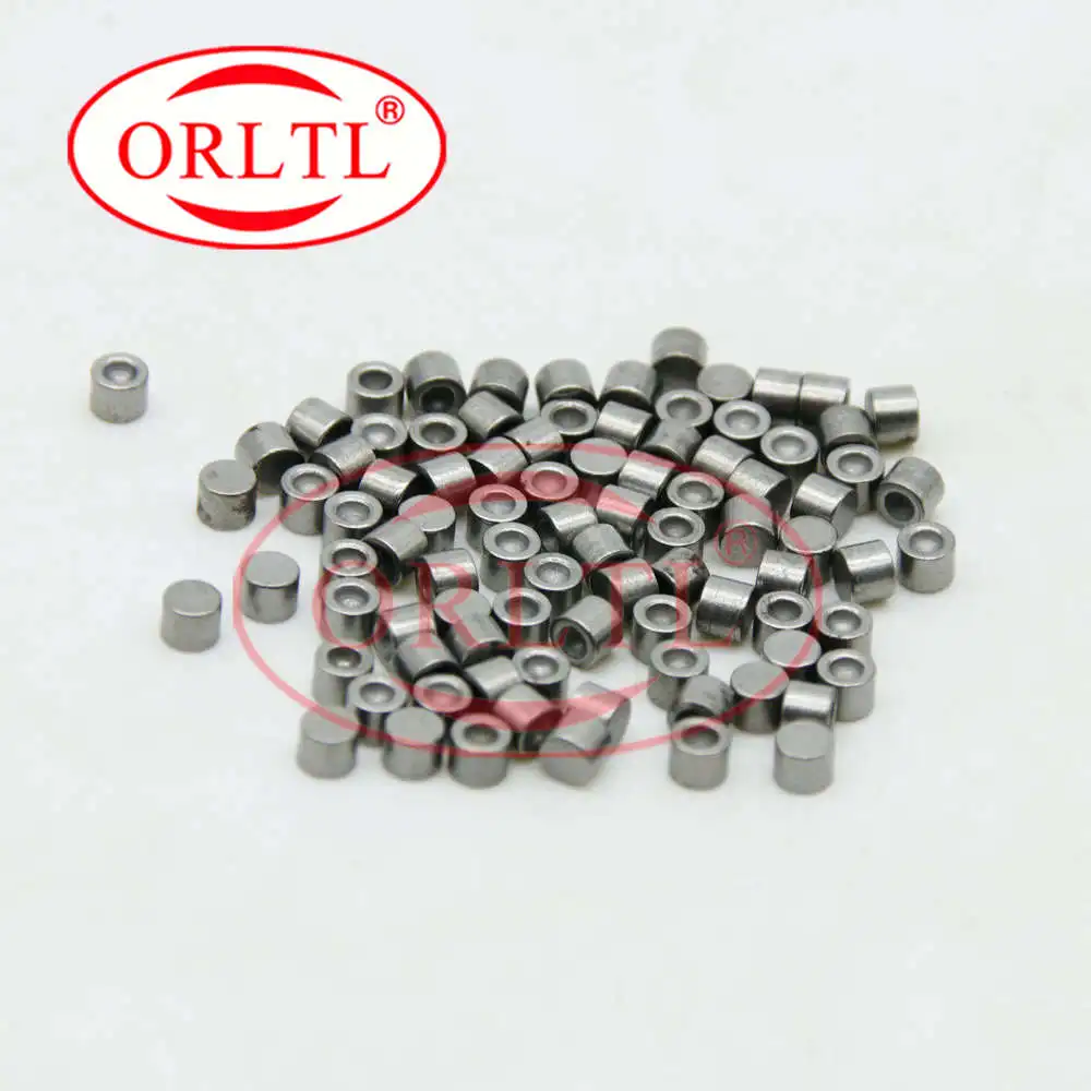 ORLTL 10 PCS F00VC21001 Fuel Injector Ball Seat 1.34mm F 00V C21 001 F00VC21002 1.5mm For Bosch Diesel Injector 0445110/0445120