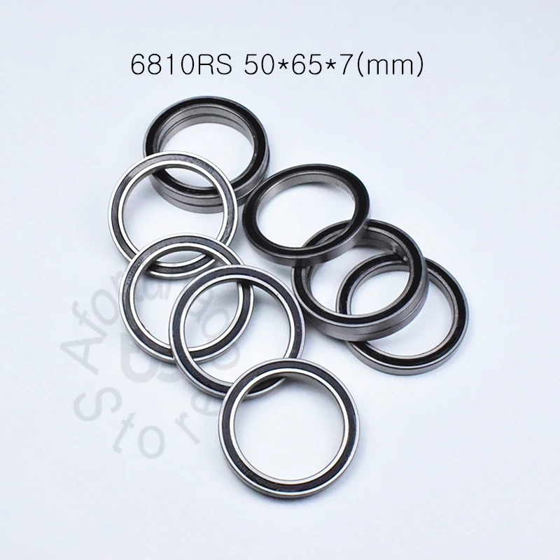 

6810RS 50*65*7(mm) 1piece bearing ABEC-5 Rubber sealed bearing Thin wall bearing 6810 6810RS bearings