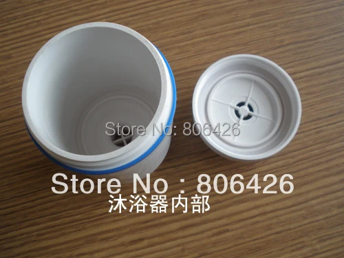 염소 없는 샤워 필터/스파 샤워 청정기 교체용 KDF 및 탄소/황산칼슘, 화학 및 중금속을 닦아 내기 위해