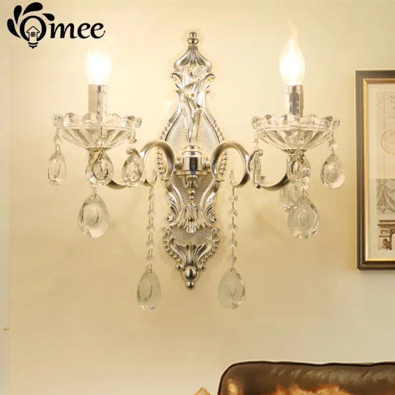 exclusivo luxo ouro cristal luz de parede interior lampadas liga vela cristal e14 lampadas luz parede para casa quarto sala estar 01