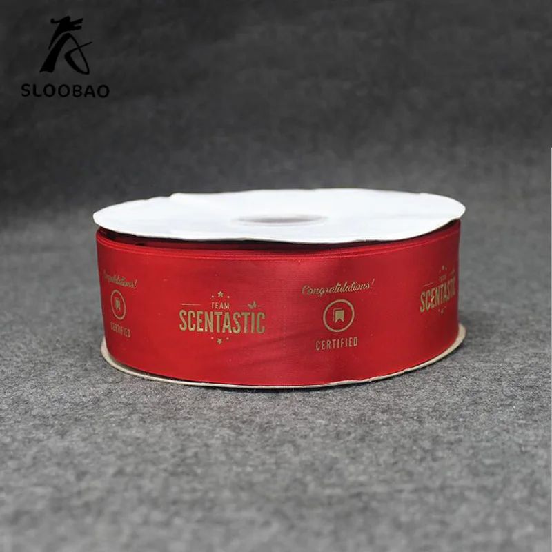 

Customized printed 100 yard/lot satin/silk/grosgrain ribbons/labels craft for gift/packing/wedding/christmas/birthday/party