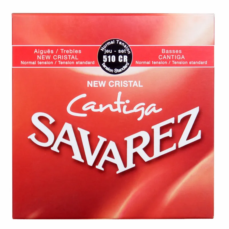 Original Savarez Classical Guitar Strings Set 510CJ 510CR New Cristal Cantiga Bass Enhancement Strings For Classical Guitar