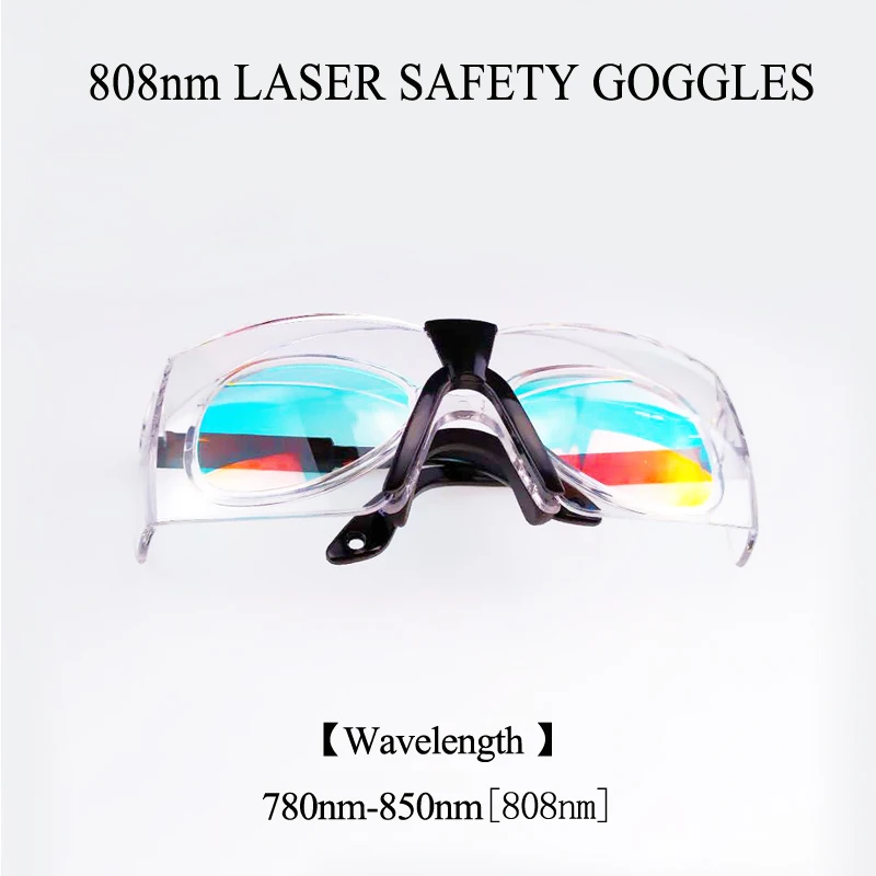 

Weimeng 808NM Laser Protective Goggles Double frame Professional Glasses OD+5 For Laser Beauty macjhine Experiment Industrial