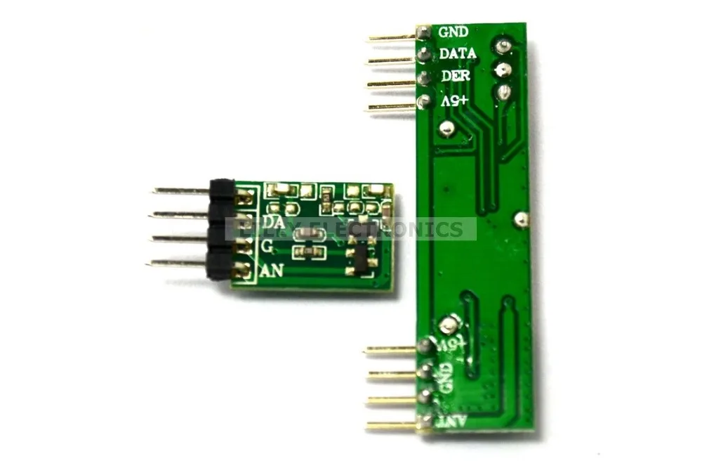 Receber Transmissor 433RF + Superheterodyne 3400 Módulo Receptor de Freqüência de Rádio