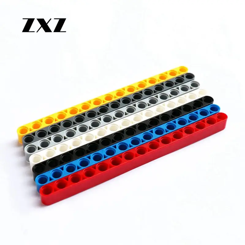 10PCS Beam Liftarm huller hole 1 x 15 Thick Plastic Building Blocks Technical Parts 32278 Brick Accessories