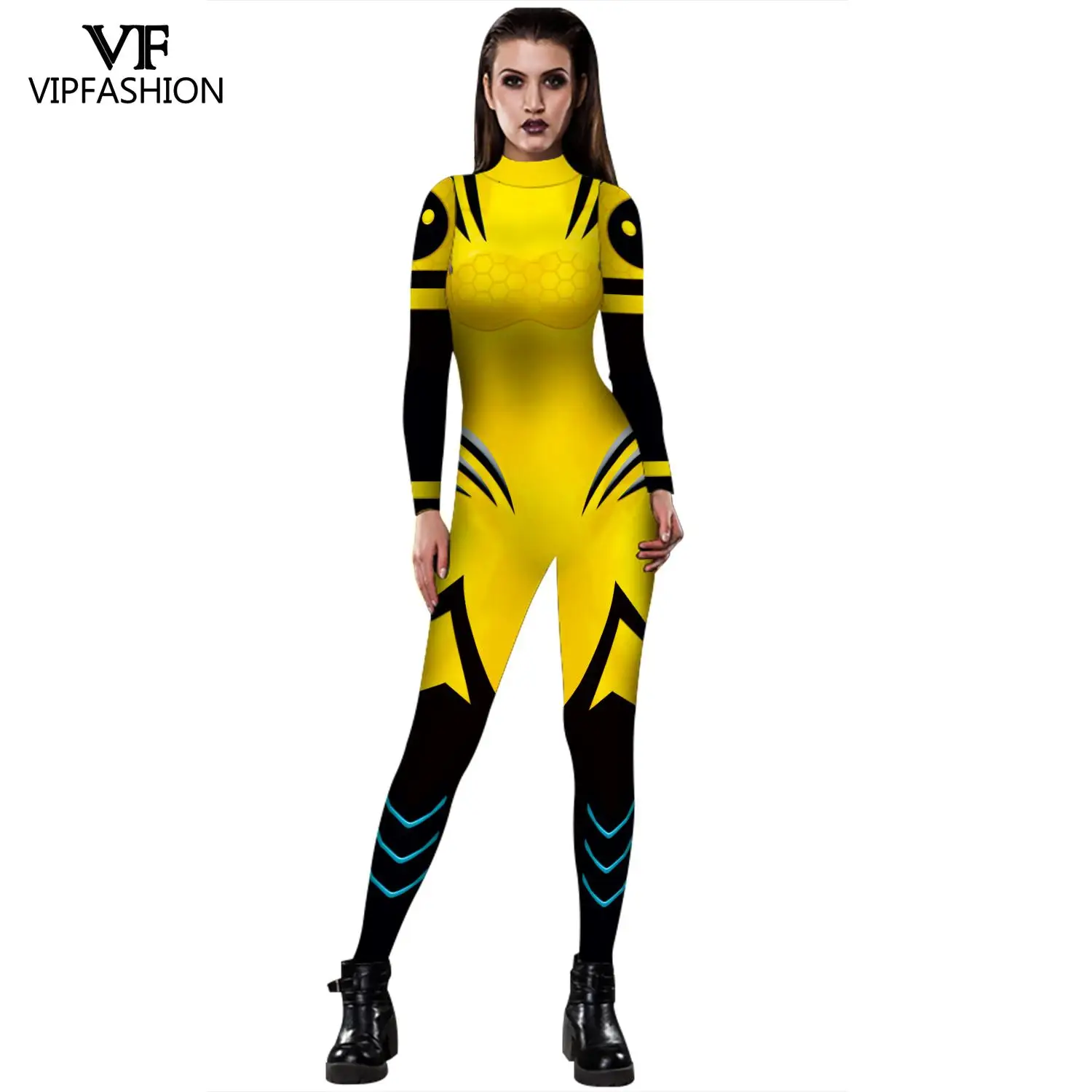 VIP FASHION Mystique Hero Anime Aquaman Wife Mera Cosplay Deadpool Sexy Costume Carnival Halloween Costumes  For Adult